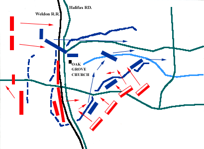 The Battle of Reams Station NPS Map: August 25, 1864 7 PM — The Siege ...