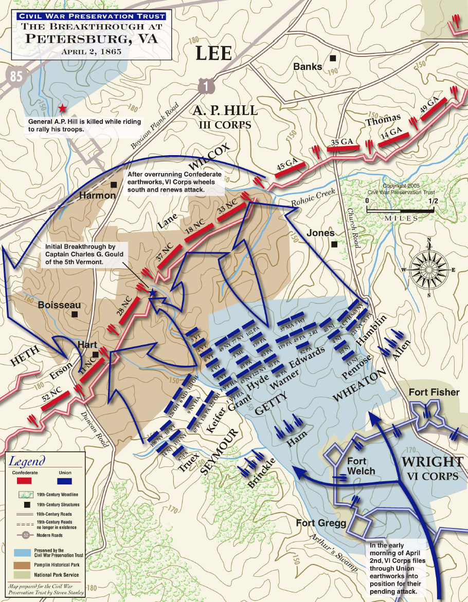 The Breakthrough CWPT Map — The Siege Of Petersburg Online